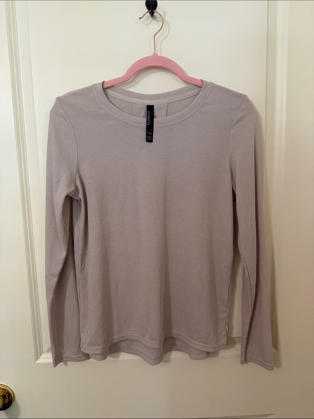 Mondetta Ribbed Long Sleeve Top Small